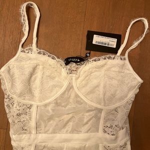 ASOS Lace Strappy Bodysuit